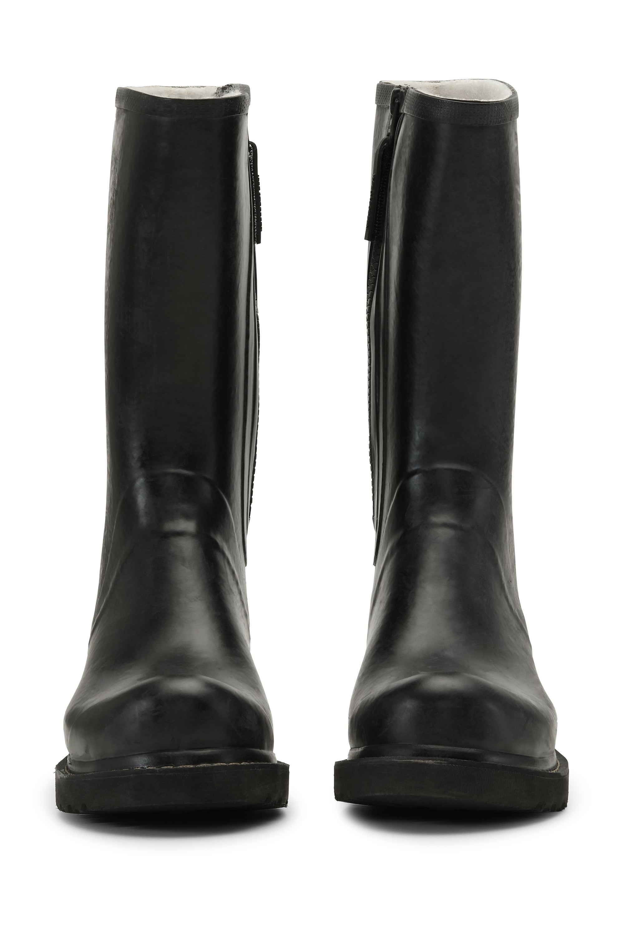 Ilse Jacobsen Hornbæk Footwear Halbhohe Gummistiefel Mit Reißverschluss Rain boots 001 Black